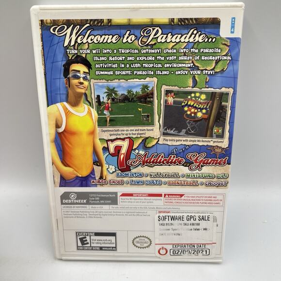 Wii Summer Sports Paradise Island Nintendo Wii - Picture 5 of 5